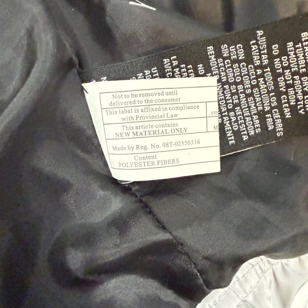 Nanette Lepore Puffer Coat - Women's XS - White/Black - Picture 5 of 10